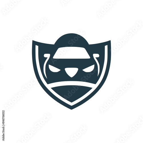 Free Download car shield protection logo vector illustration template design - GFXLoad