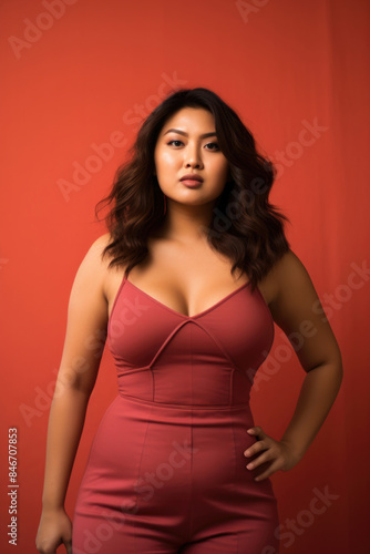 Wallpaper Mural 女, 女性, アジア人, 日本人, 肥満, 太った女性, 赤, 多様性, モデル, 美しい女性, Female, Asian, Beautiful, Asian, Japanese, Obese, Fat Woman, Red, Diversity, Model, Beautiful Woman, woman Torontodigital.ca