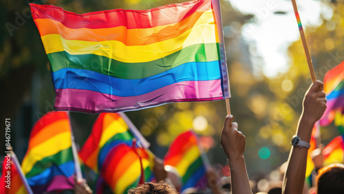 Wallpaper Mural Colorful Pride Parade with Rainbow Flags

 Torontodigital.ca