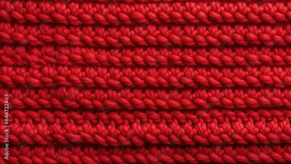 Close-Up of Red Knitted Fabric
Close-Up of Red Knitted Fabric