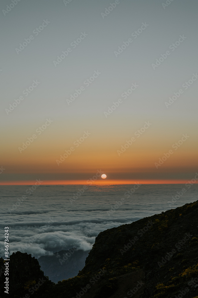 Madeira, Pico do Arieiro, sunrise Madeira, Pico do Arieiro, sunrise