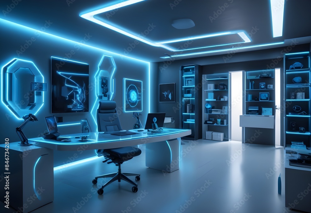 minimalist interior design style futuristic home office sleek furniture state of the art technology minimalist interior design style futuristic home office sleek furniture state of the art technology