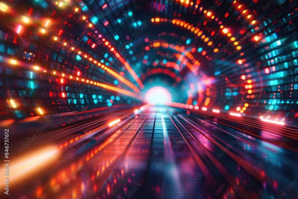 Light trajectory, blurry curves Light trajectory, blurry curves