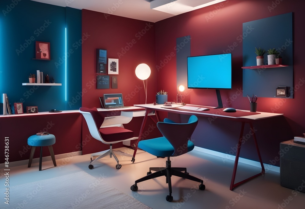 minimalist interior design style futuristic home office sleek furniture state of the art technology minimalist interior design style futuristic home office sleek furniture state of the art technology