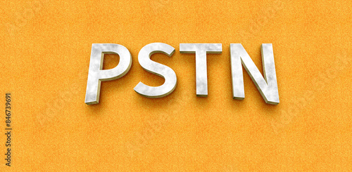 pstn 3d text photo