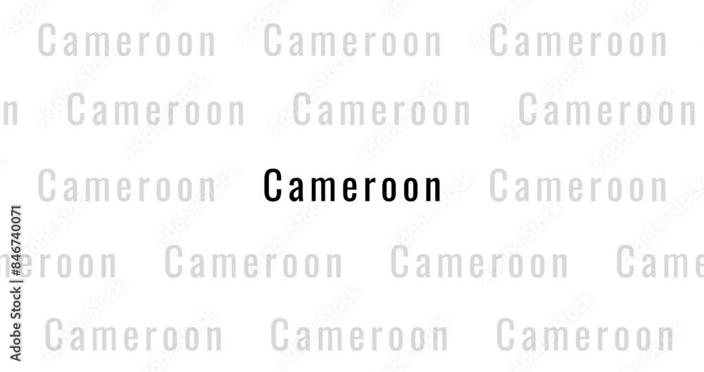 Cameroon Country text word stock video, Marker Pen in Bold Words , white background, Text Design Animation seamless loop. Digital Screen, Quickly changing pages, Close Up Letters, 4K Resolution Cameroon Country text word stock video, Marker Pen in Bold Words , white background, Text Design Animation seamless loop. Digital Screen, Quickly changing pages, Close Up Letters, 4K Resolution