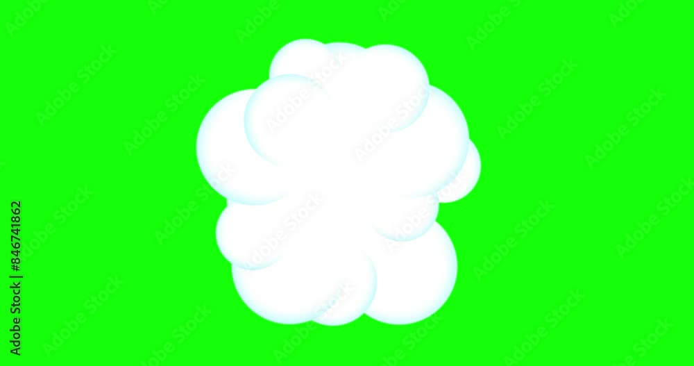 Fun cloud number two white video forming for titles greenbox. Cartoon background element slideshow. Good for any educational project for kids. Bubble speech comic or weather presentation. Fun cloud number two white video forming for titles greenbox. Cartoon background element slideshow. Good for any educational project for kids. Bubble speech comic or weather presentation.