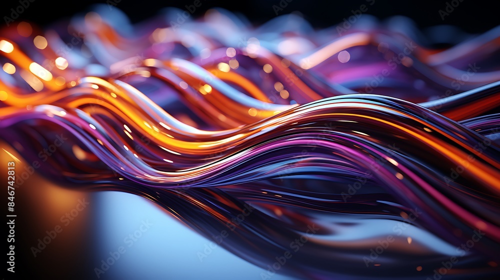 **Glass ripple effect, vibrant abstract,Image #4 @BAN ME?