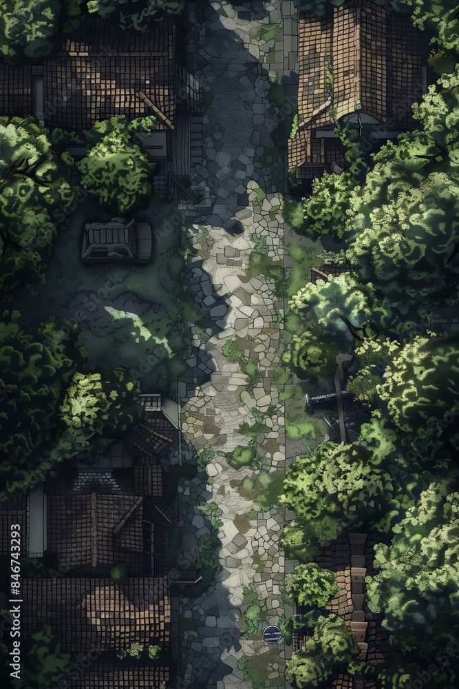 DnD Battlemap Jesters Lane Battlemap-style. A detailed fantasy-inspired battlemap. DnD Battlemap Jesters Lane Battlemap-style. A detailed fantasy-inspired battlemap.