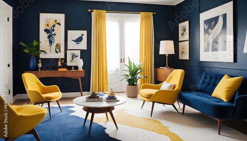 Wallpaper Mural minimalist interior design style futuristic home office sleek furniture state of the art technology Torontodigital.ca