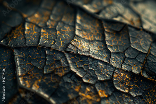 detailed image of the surface of a leaf