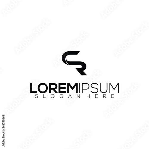 logo initial letter color full vector illustration