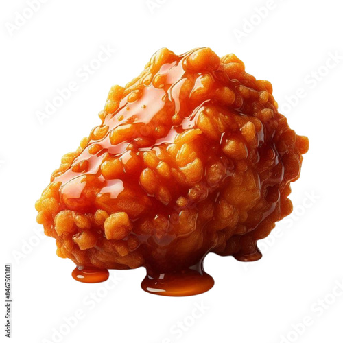 honey butter fried chicken, glistening with a shiny honey butter glaze