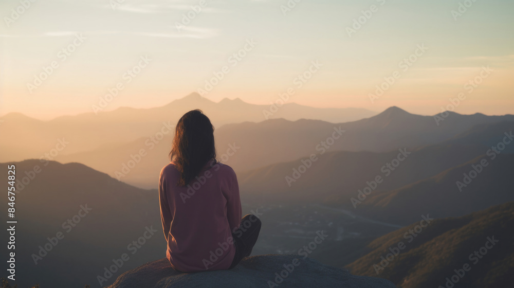 女, 女性, 女性の後ろ姿, 後頭部, 山, 空, 頂上, 登山, 夕焼け, 美しい景色, リラックス, 自由, 達成, Woman, female, female back, back of head, mountain, sky, summit, climbing, sunset, beautiful view, relax, freedom, accomplishment 女, 女性, 女性の後ろ姿, 後頭部, 山, 空, 頂上, 登山, 夕焼け, 美しい景色, リラックス, 自由, 達成, Woman, female, female back, back of head, mountain, sky, summit, climbing, sunset, beautiful view, relax, freedom, accomplishment