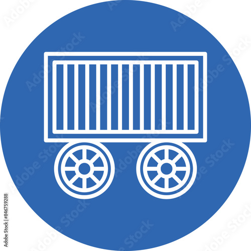 Cage line circle icon