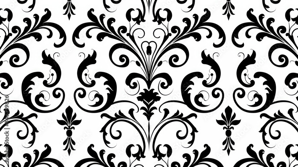 Black pattern on a white background Seamless design for fashion textiles wallpapers fabrics and home decoration Basic recurring motif Black pattern on a white background Seamless design for fashion textiles wallpapers fabrics and home decoration Basic recurring motif
