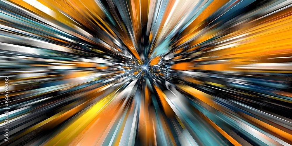 Abstract 3d digital background, lines, perspective, speed, for tech, data, audio, graphics.