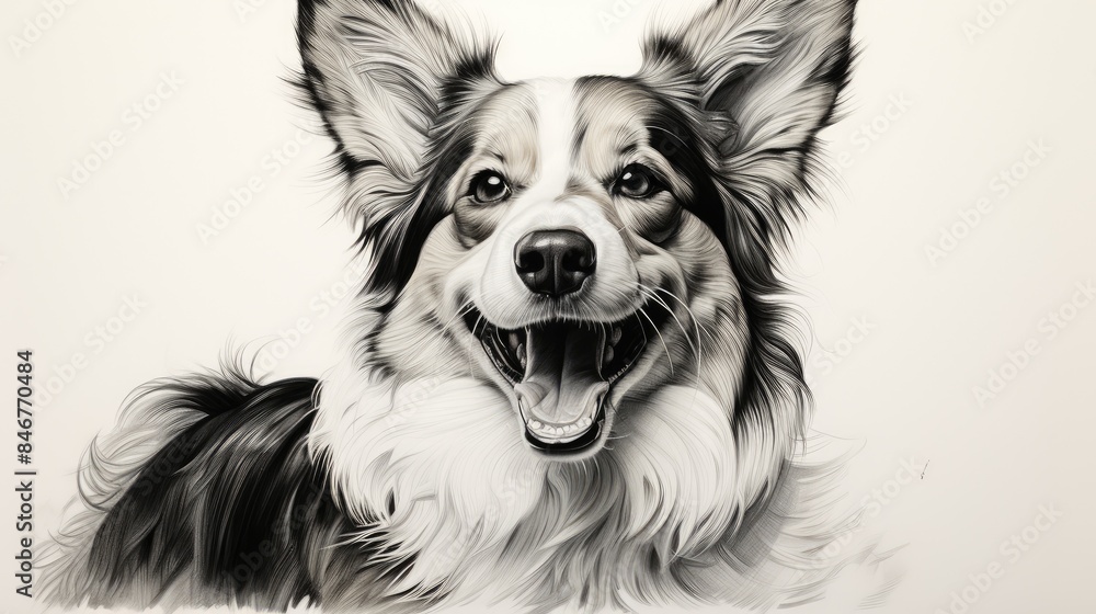 Fototapeta premium border collie portrait