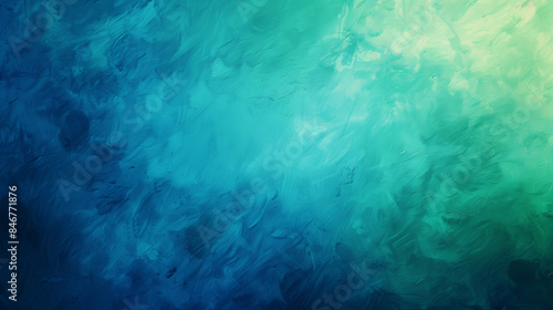 a green to light blue gradient background