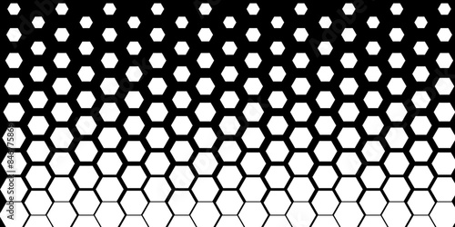 Luxury hexagonal abstract background with shadow. Geometric 3d texture illustration. honeycomb hexagonal background. Hexagon shape, white, shiny black. hexagon pattern shape. 