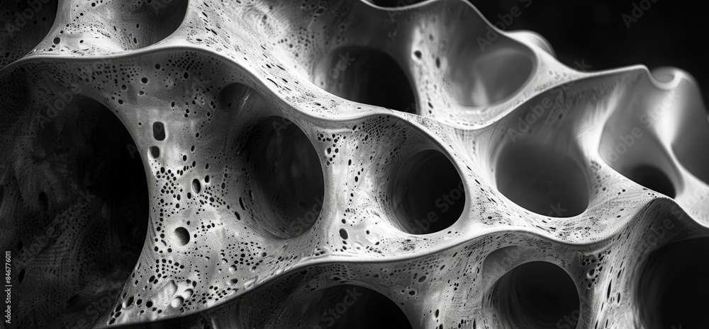 Modern Art in black and white: Bubbles, Holes, and Spots Modern Art in black and white: Bubbles, Holes, and Spots