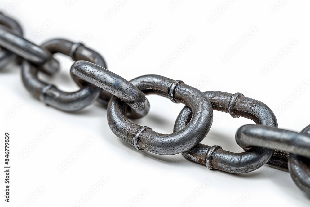 Fototapeta premium A Close Up of a Chain