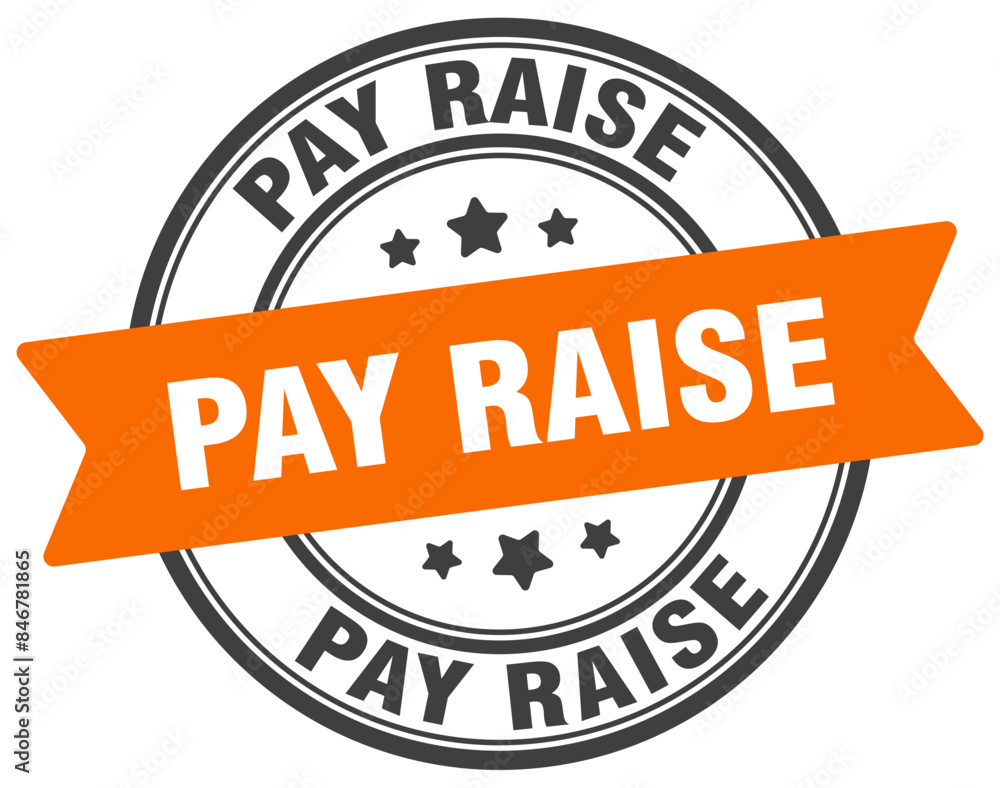 pay raise stamp. pay raise label on transparent background. round sign pay raise stamp. pay raise label on transparent background. round sign