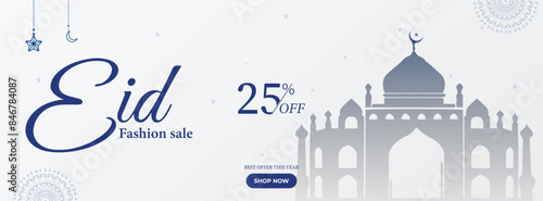Eid sale offer social media post design banner