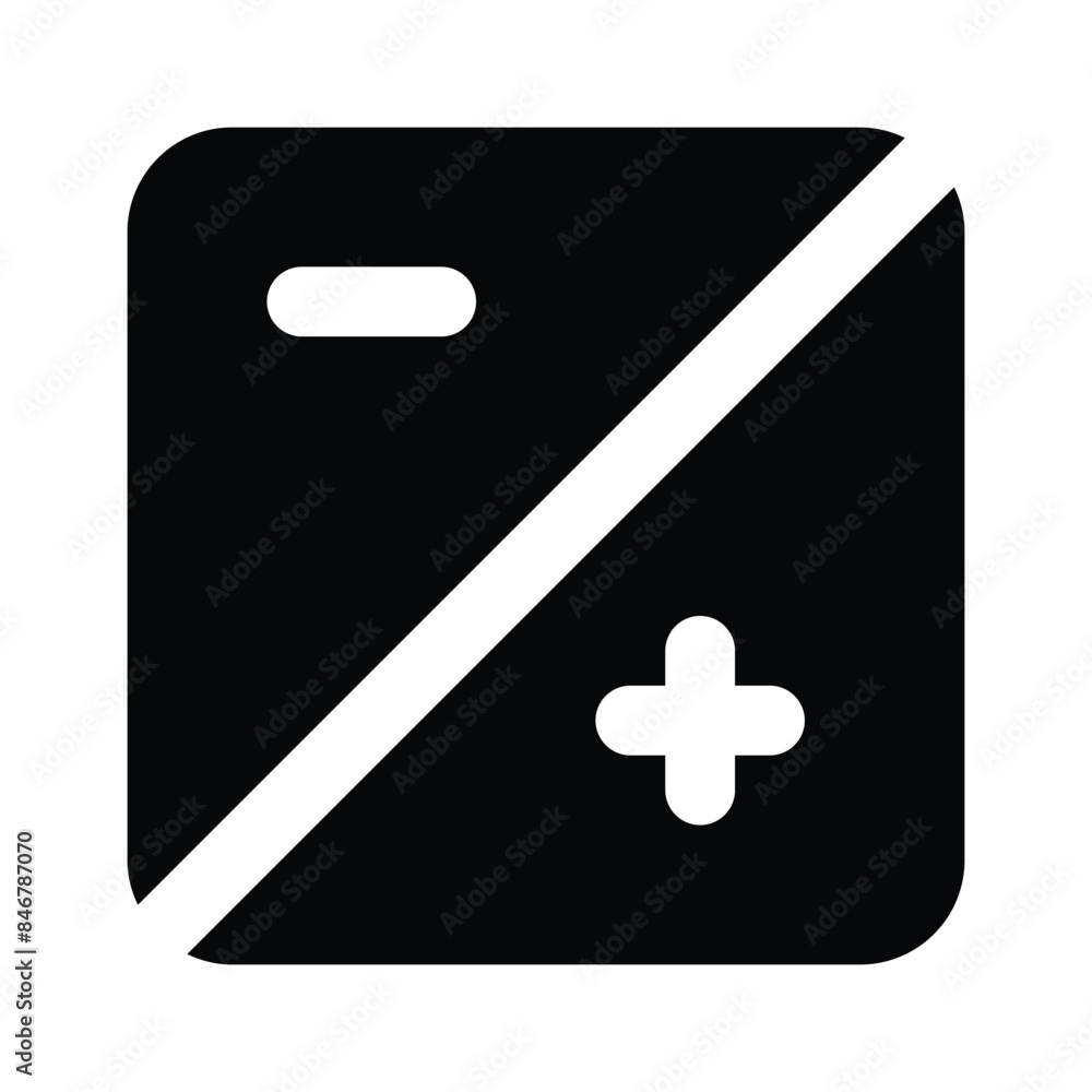 Obraz premium Get this well designed icon of contrast in modern style