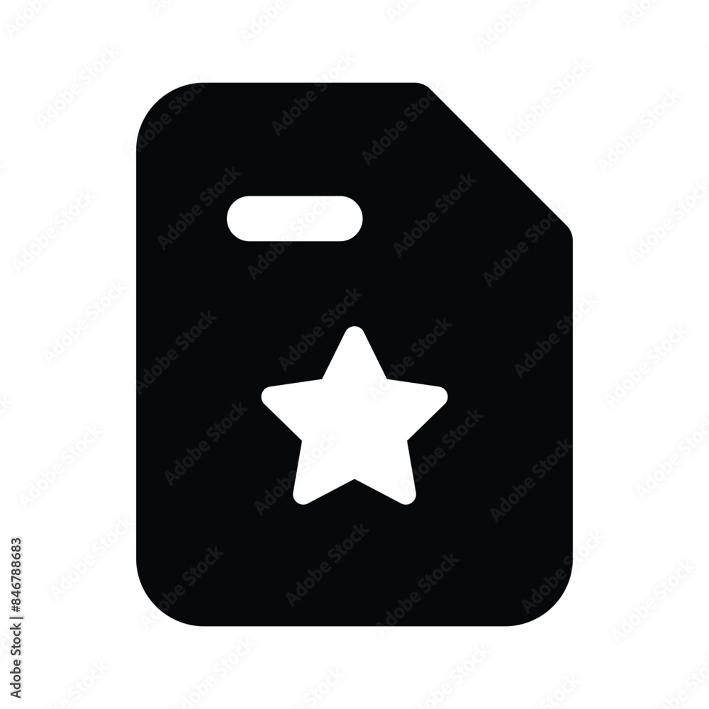 Start on file, trendy icon of favorite file up for premium use Start on file, trendy icon of favorite file up for premium use