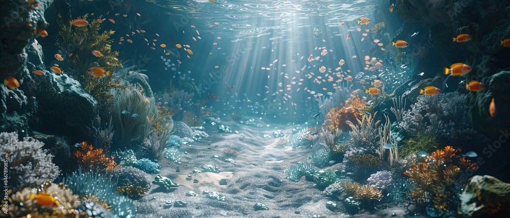 Obraz premium underwater world