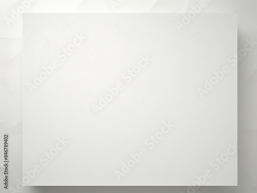 White paper square textured banner