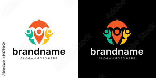 family insurance logo illustrated family logo with umbrella