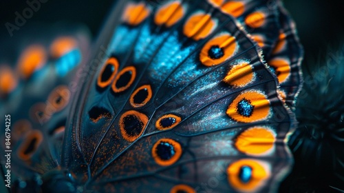 close up of butterfly photo
