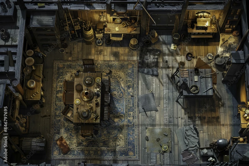 DnD Battlemap Weaponsmiths Workshop - A medieval workshop with tools and weapons. DnD Battlemap Weaponsmiths Workshop - A medieval workshop with tools and weapons.