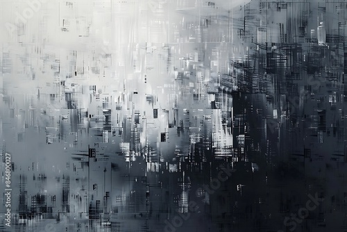 Gray abstract pixel art background © Mahmud Creative