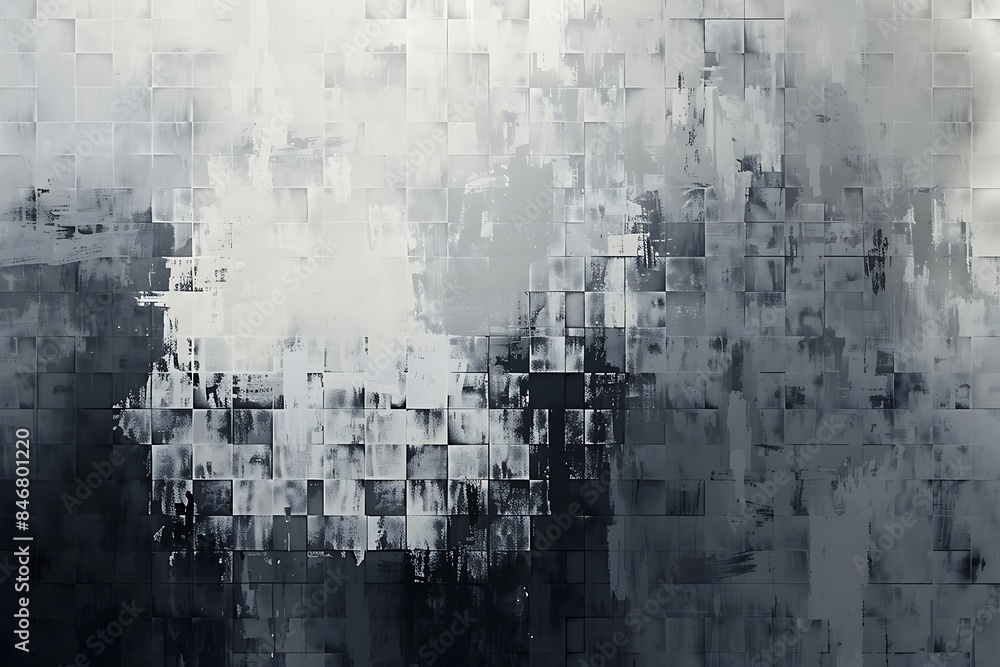 Gray abstract pixel art background Gray abstract pixel art background