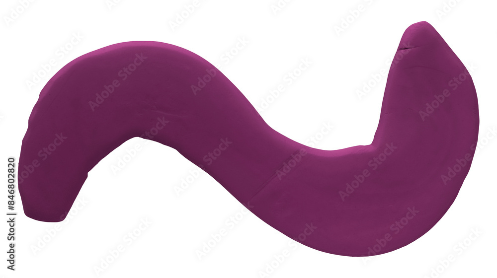 Plasticine is a dark purple brush isolated on a transparent background. Plasticine is a dark purple brush isolated on a transparent background.
