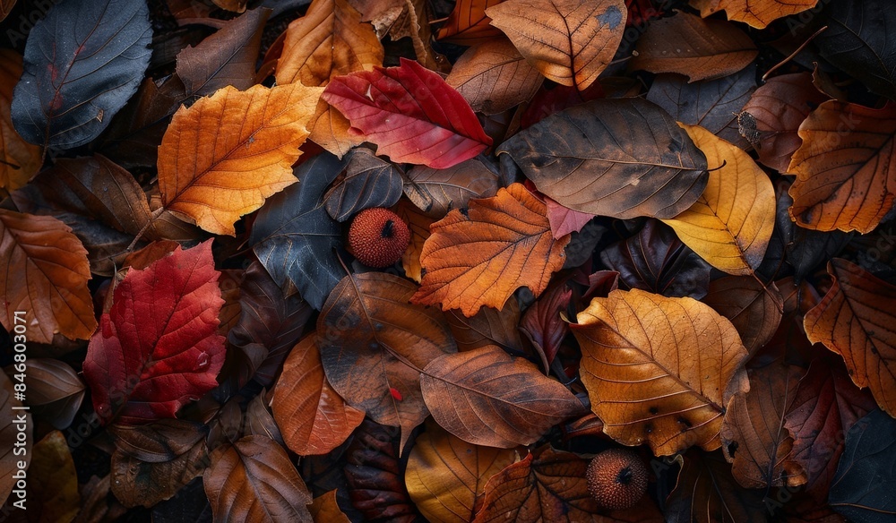 A beautiful collection of autumn leaves. A beautiful collection of autumn leaves.