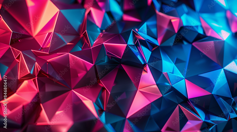 Obraz premium abstract background with triangles