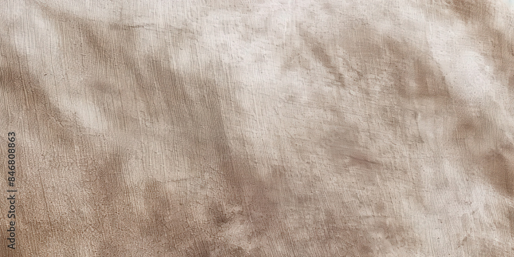 Naklejka premium Beige textured surface with intricate patterns and subtle gradients, ideal for backgrounds, design projects, and artistic creations..