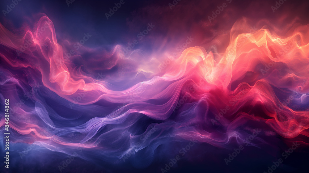 Dark blue pink black Energy Flow Background
