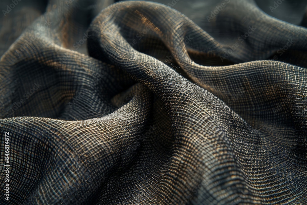 Close-up of a textured fabric with intricate patterns Close-up of a textured fabric with intricate patterns