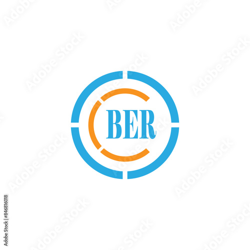 BER LETTER LOGO DESIGN
