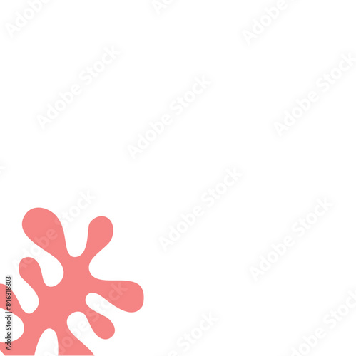 Aesthetic Coral Shapes Illustration