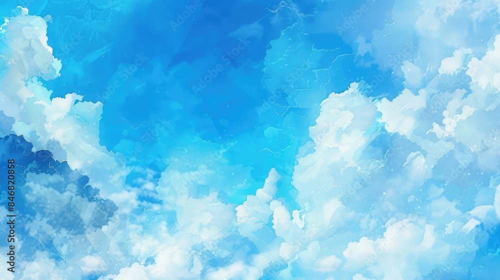 Background image with blue sky and clouds for website or artistic design Background image with blue sky and clouds for website or artistic design