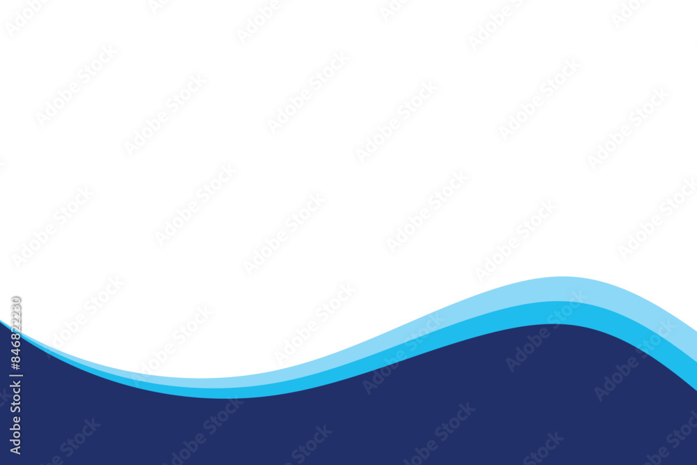 Vector-layered blue water wave banner template. Presentation template. EPS10 Vector-layered blue water wave banner template. Presentation template. EPS10