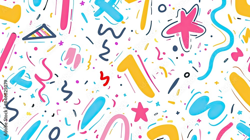 Cute background. colorful line doodle textures. Childish scribble shape background Cute background. colorful line doodle textures. Childish scribble shape background