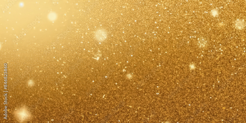 A dazzling gold glitter background with sparkling lights and glowing effects, perfect for festive celebrations, holiday events, and glamorous designs.. A dazzling gold glitter background with sparkling lights and glowing effects, perfect for festive celebrations, holiday events, and glamorous designs..