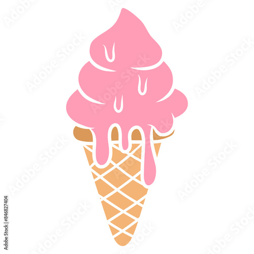 ice cream cone illustration